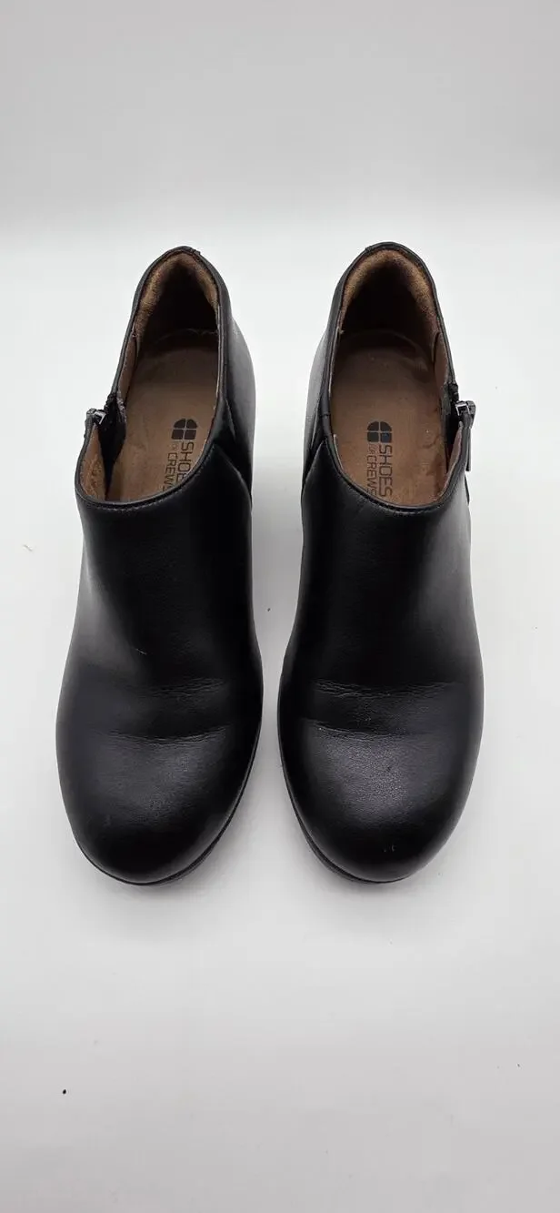Shoes For Crews Women’s 8.5 Black Wedge Booties Slip Resistant Work Shoes